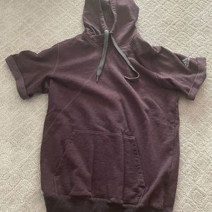 Adidas short sleeve hoodie